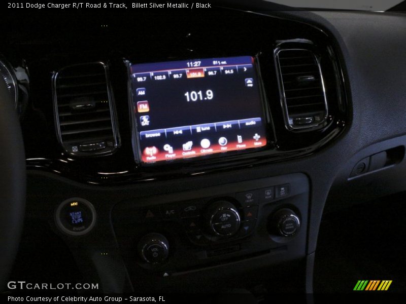 Billett Silver Metallic / Black 2011 Dodge Charger R/T Road & Track