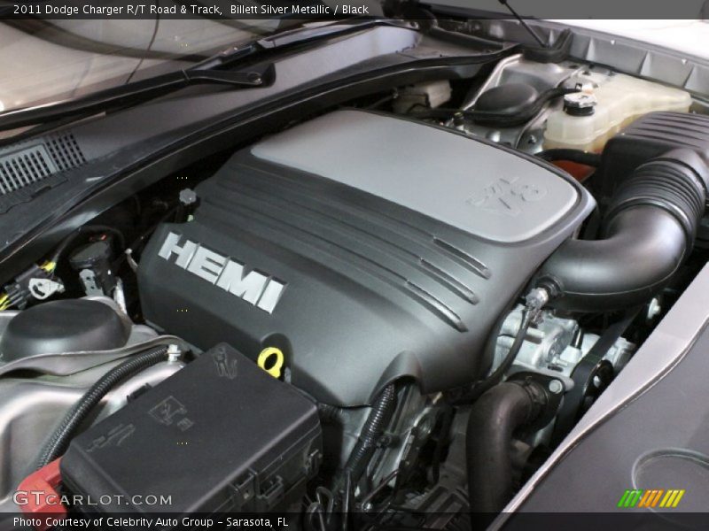Billett Silver Metallic / Black 2011 Dodge Charger R/T Road & Track