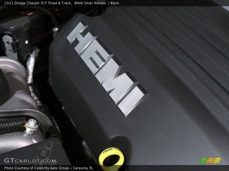 Billett Silver Metallic / Black 2011 Dodge Charger R/T Road & Track