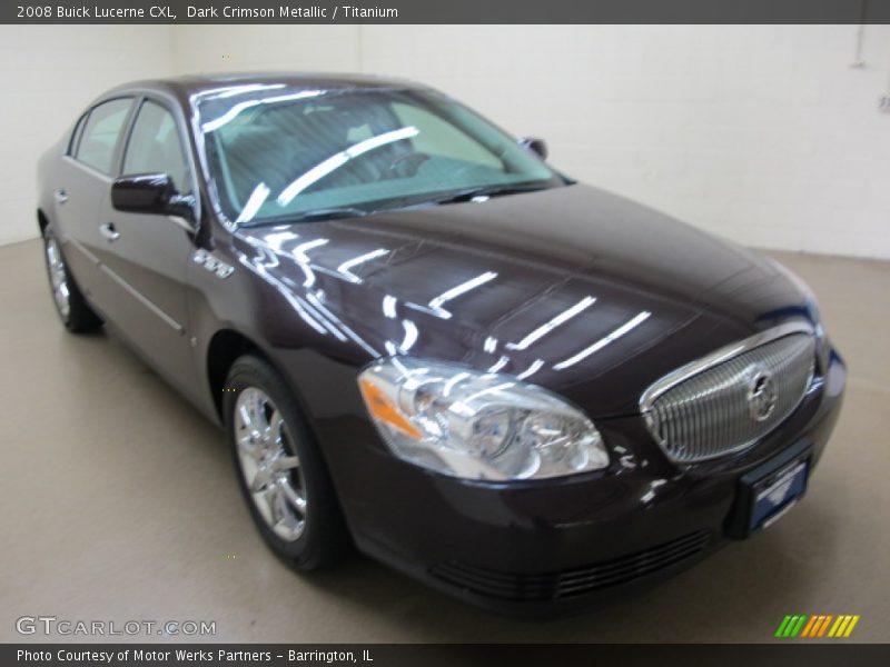 Dark Crimson Metallic / Titanium 2008 Buick Lucerne CXL