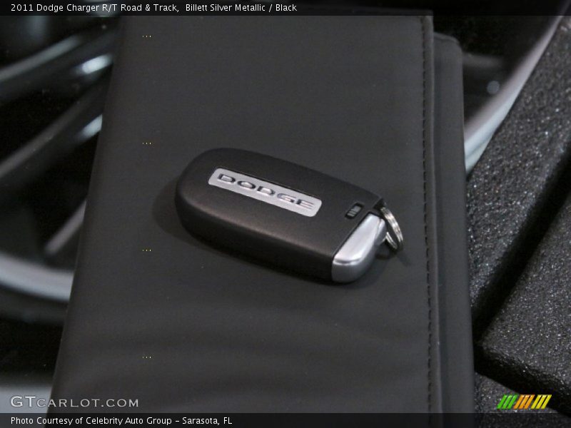 Billett Silver Metallic / Black 2011 Dodge Charger R/T Road & Track