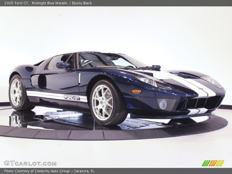 Midnight Blue Metallic / Ebony Black 2005 Ford GT