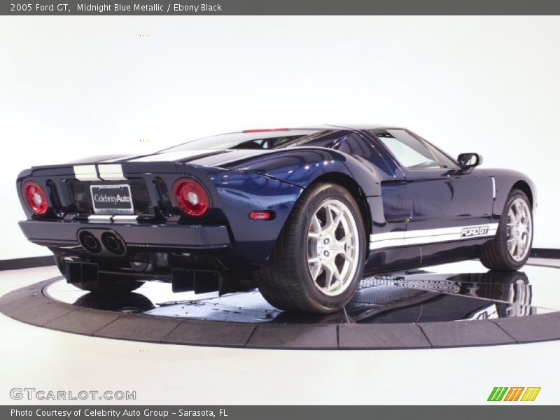 Midnight Blue Metallic / Ebony Black 2005 Ford GT