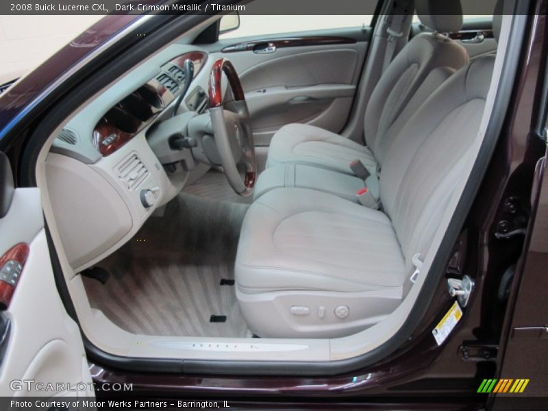 Dark Crimson Metallic / Titanium 2008 Buick Lucerne CXL