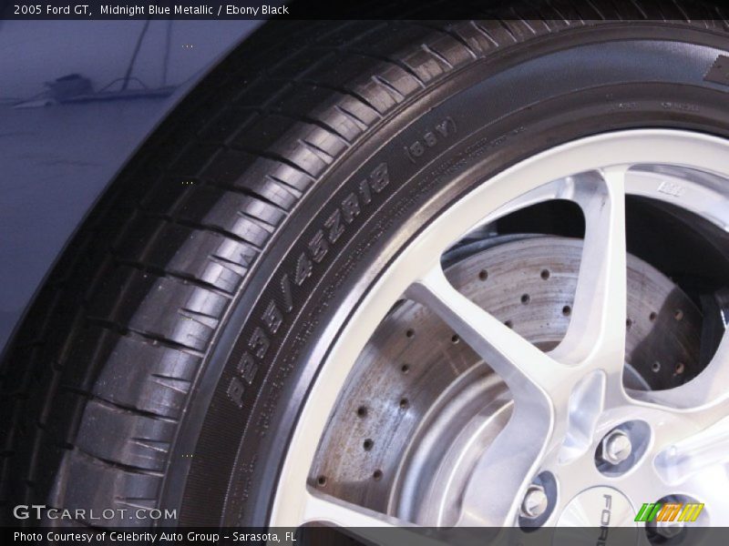 Midnight Blue Metallic / Ebony Black 2005 Ford GT
