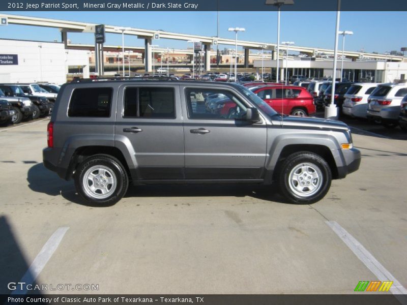 Mineral Gray Metallic / Dark Slate Gray 2012 Jeep Patriot Sport