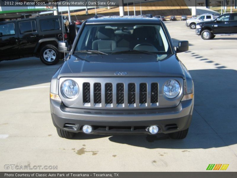 Mineral Gray Metallic / Dark Slate Gray 2012 Jeep Patriot Sport