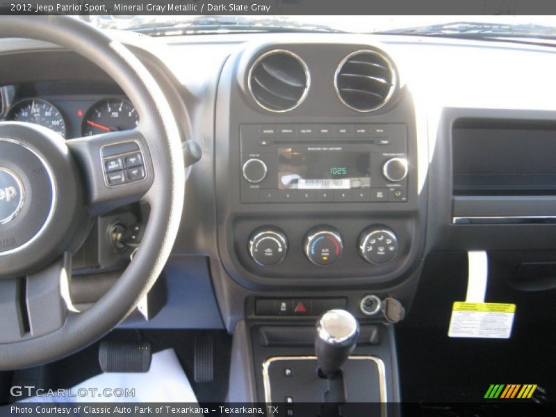 Mineral Gray Metallic / Dark Slate Gray 2012 Jeep Patriot Sport