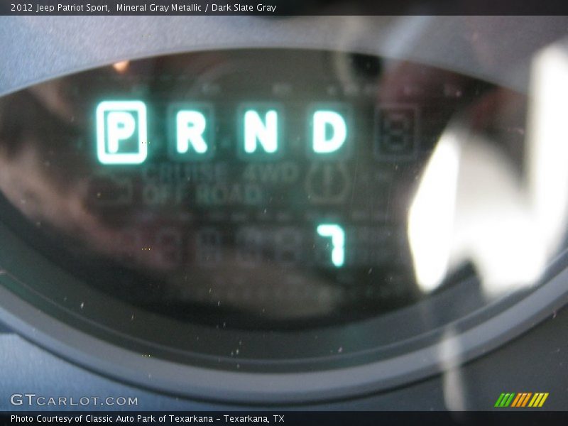 Mineral Gray Metallic / Dark Slate Gray 2012 Jeep Patriot Sport