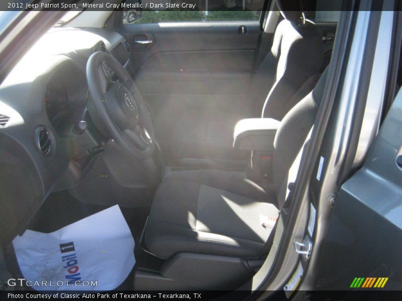 Mineral Gray Metallic / Dark Slate Gray 2012 Jeep Patriot Sport