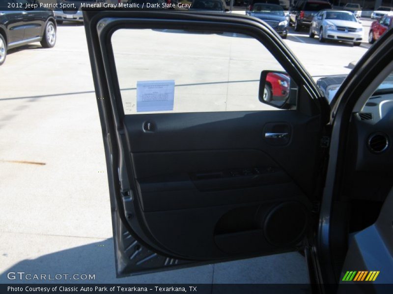 Mineral Gray Metallic / Dark Slate Gray 2012 Jeep Patriot Sport