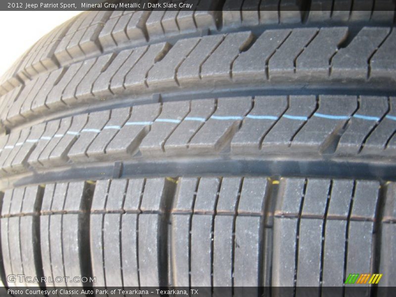 Mineral Gray Metallic / Dark Slate Gray 2012 Jeep Patriot Sport