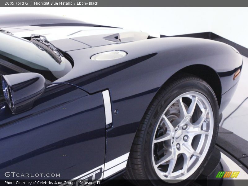 Midnight Blue Metallic / Ebony Black 2005 Ford GT
