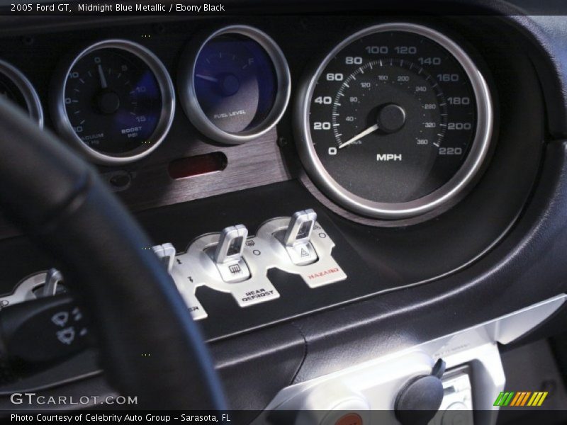 Midnight Blue Metallic / Ebony Black 2005 Ford GT