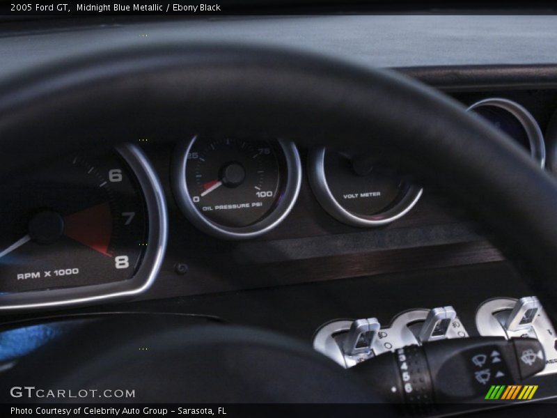 Midnight Blue Metallic / Ebony Black 2005 Ford GT