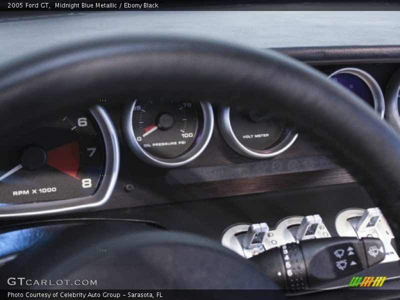 Midnight Blue Metallic / Ebony Black 2005 Ford GT