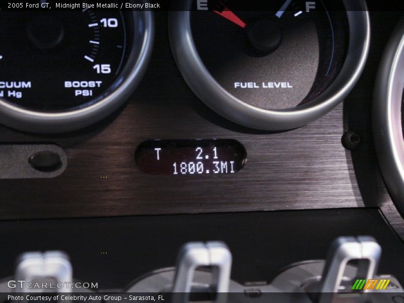 Midnight Blue Metallic / Ebony Black 2005 Ford GT