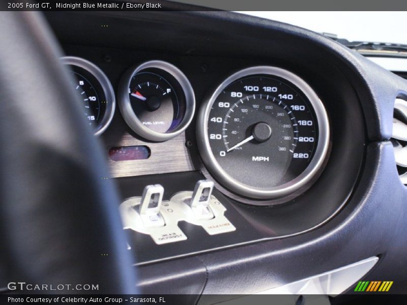Midnight Blue Metallic / Ebony Black 2005 Ford GT