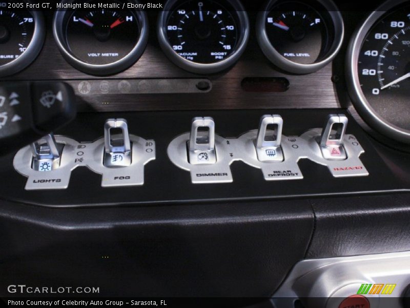 Controls of 2005 GT 