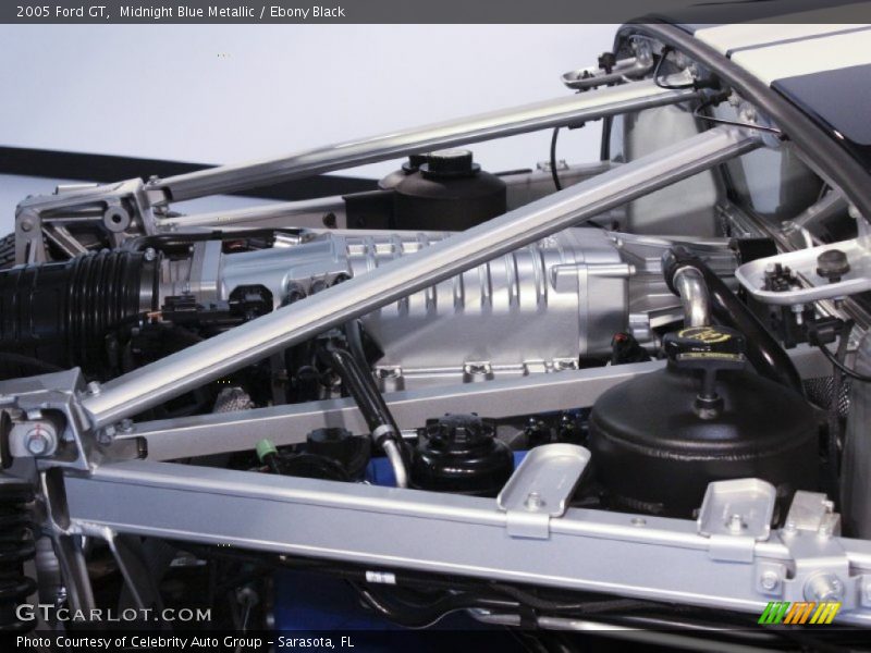 Midnight Blue Metallic / Ebony Black 2005 Ford GT