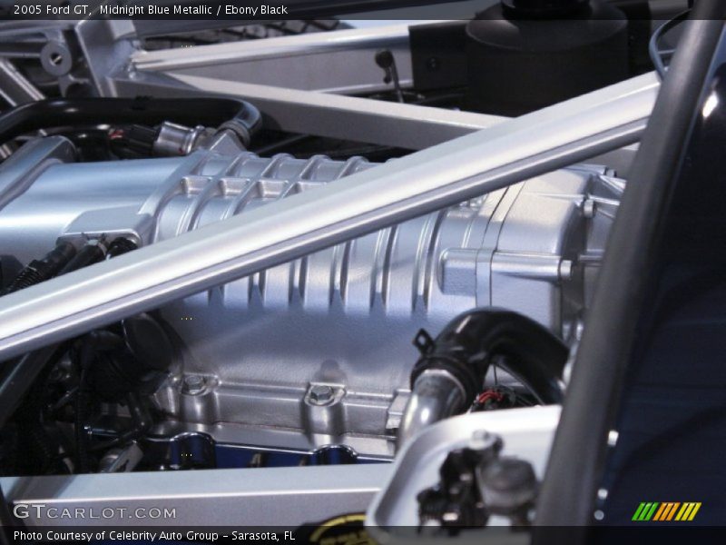 Midnight Blue Metallic / Ebony Black 2005 Ford GT