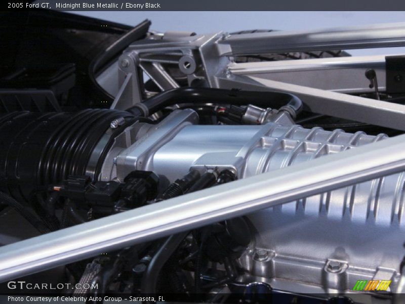 Midnight Blue Metallic / Ebony Black 2005 Ford GT