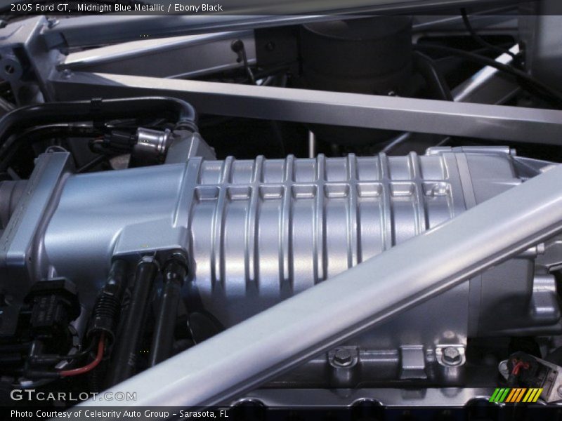 Midnight Blue Metallic / Ebony Black 2005 Ford GT