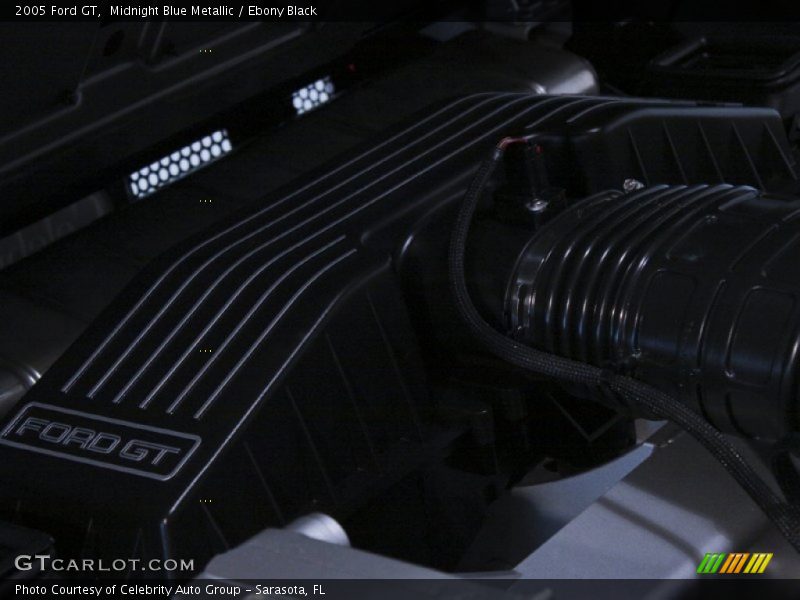 Midnight Blue Metallic / Ebony Black 2005 Ford GT