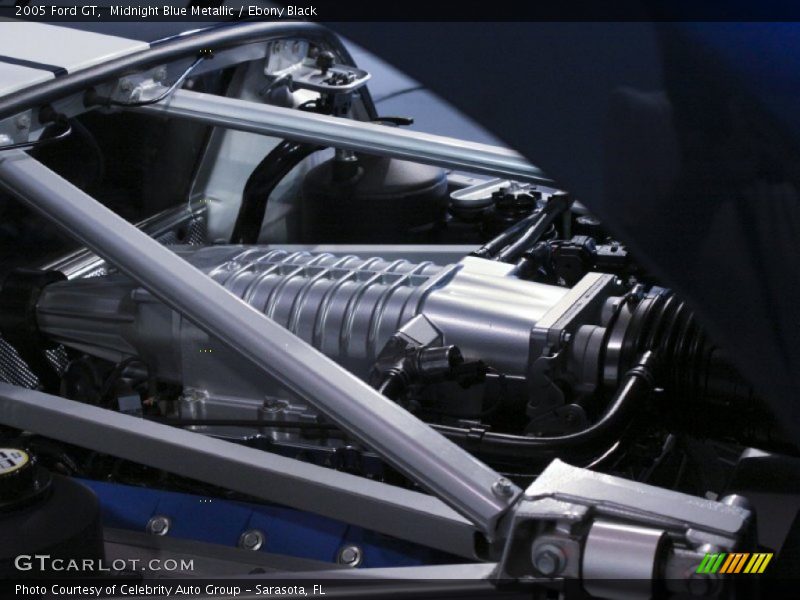 Midnight Blue Metallic / Ebony Black 2005 Ford GT