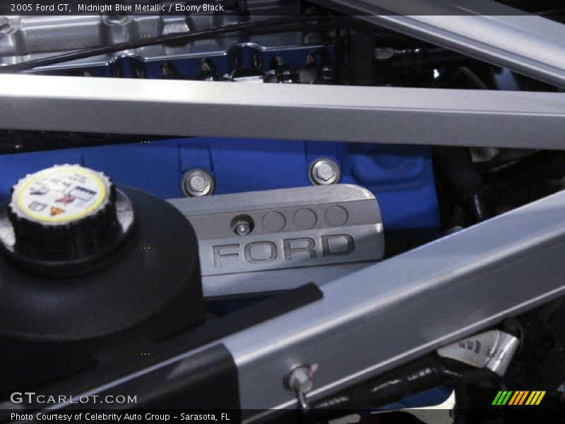 Midnight Blue Metallic / Ebony Black 2005 Ford GT