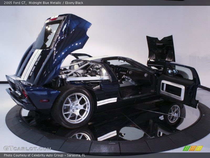 Midnight Blue Metallic / Ebony Black 2005 Ford GT