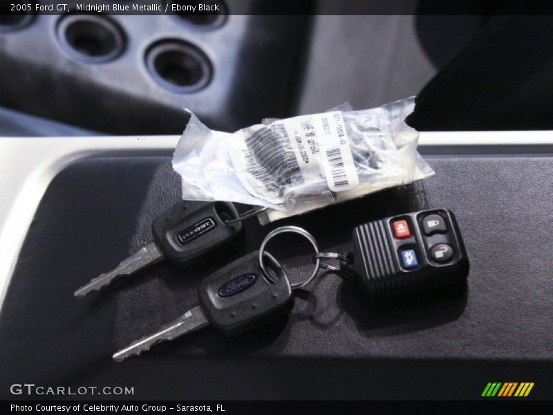 Midnight Blue Metallic / Ebony Black 2005 Ford GT