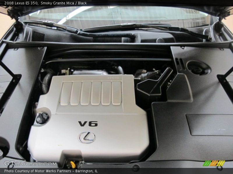 Smoky Granite Mica / Black 2008 Lexus ES 350