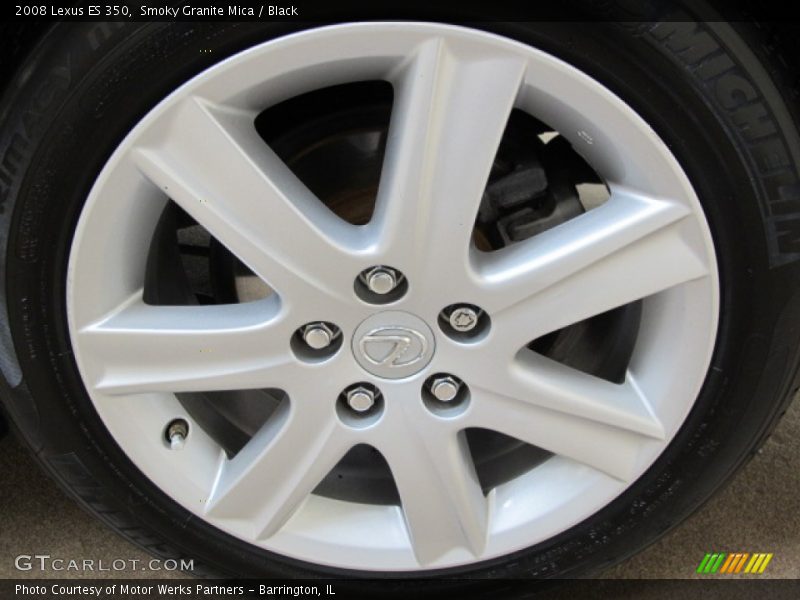 Smoky Granite Mica / Black 2008 Lexus ES 350