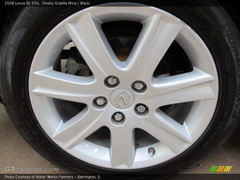 Smoky Granite Mica / Black 2008 Lexus ES 350