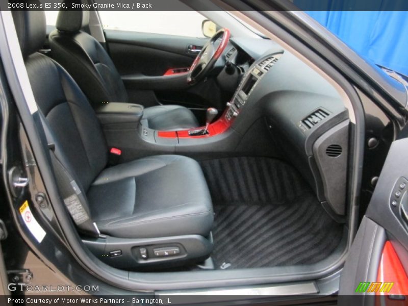 Smoky Granite Mica / Black 2008 Lexus ES 350