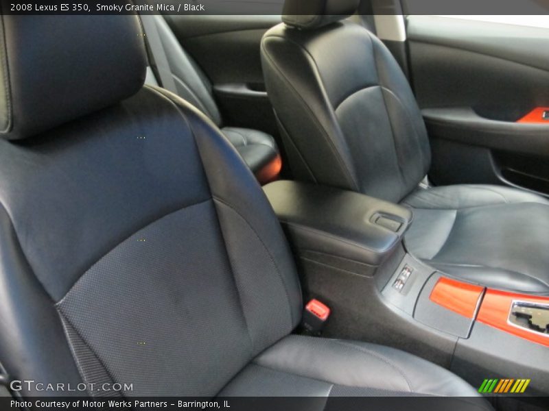 Smoky Granite Mica / Black 2008 Lexus ES 350