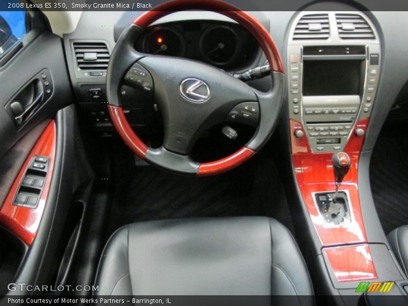 Smoky Granite Mica / Black 2008 Lexus ES 350