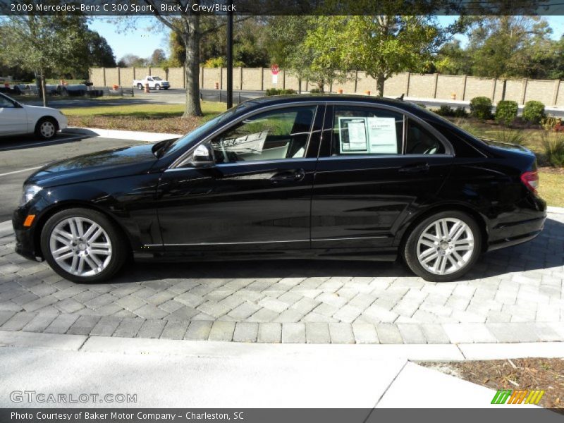 Black / Grey/Black 2009 Mercedes-Benz C 300 Sport