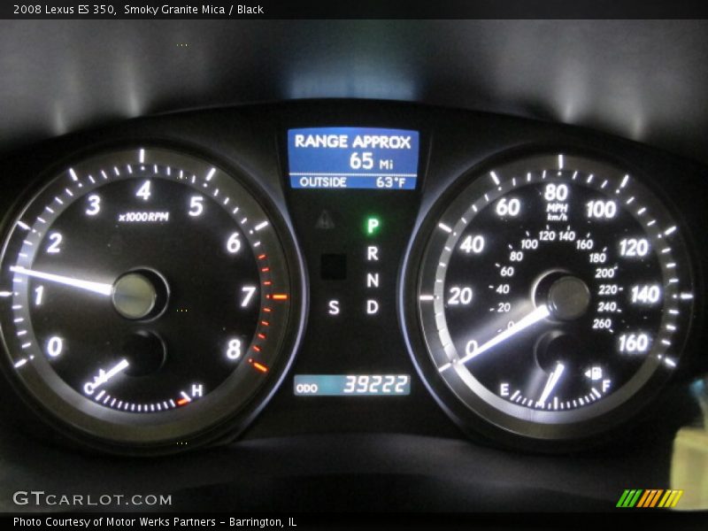 Smoky Granite Mica / Black 2008 Lexus ES 350