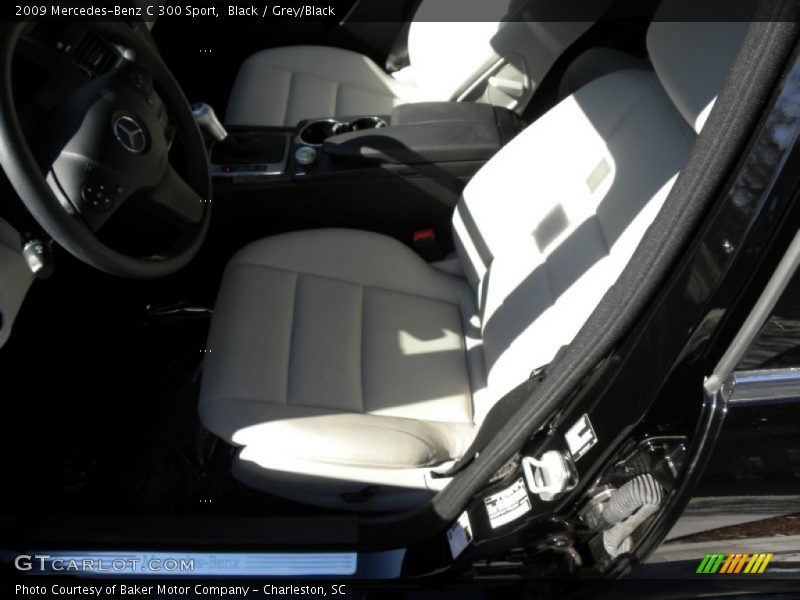 Black / Grey/Black 2009 Mercedes-Benz C 300 Sport
