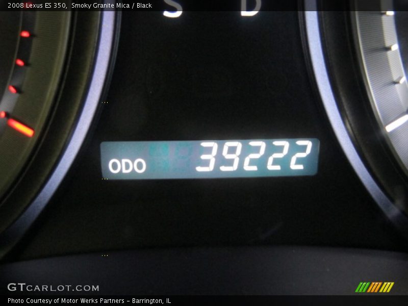 Smoky Granite Mica / Black 2008 Lexus ES 350