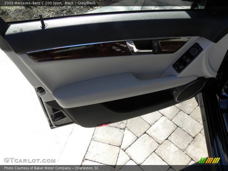 Black / Grey/Black 2009 Mercedes-Benz C 300 Sport