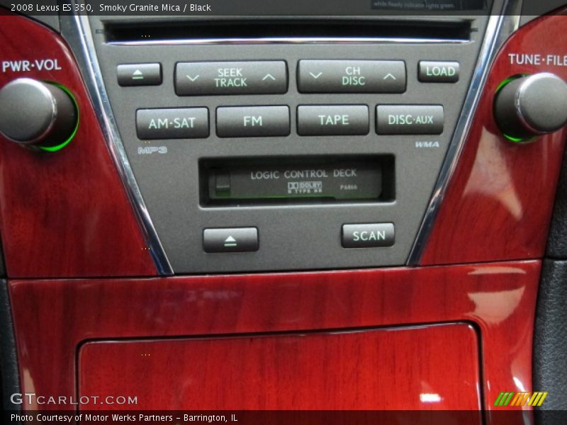 Smoky Granite Mica / Black 2008 Lexus ES 350