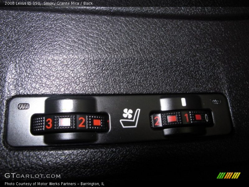 Smoky Granite Mica / Black 2008 Lexus ES 350