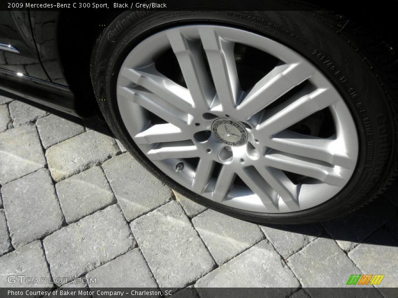 Black / Grey/Black 2009 Mercedes-Benz C 300 Sport