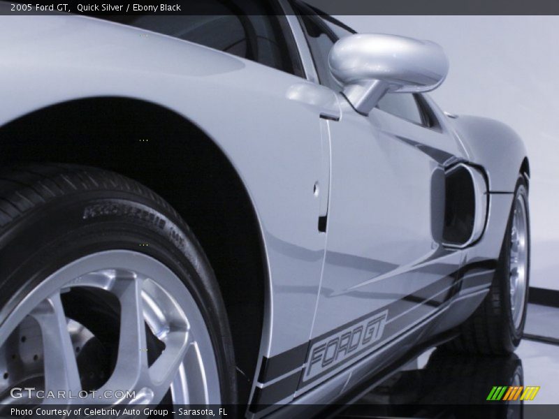 Quick Silver / Ebony Black 2005 Ford GT