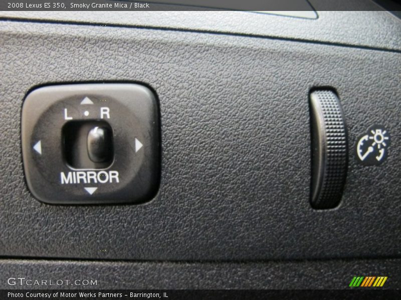 Smoky Granite Mica / Black 2008 Lexus ES 350