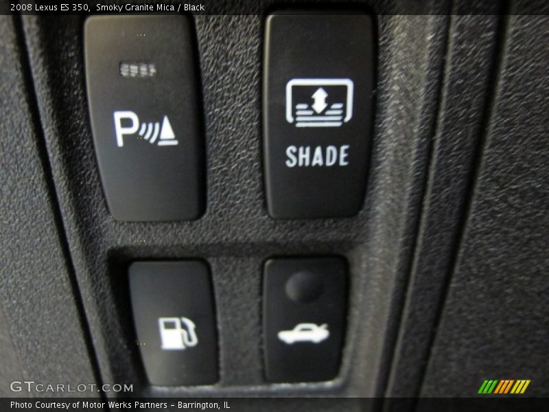 Smoky Granite Mica / Black 2008 Lexus ES 350