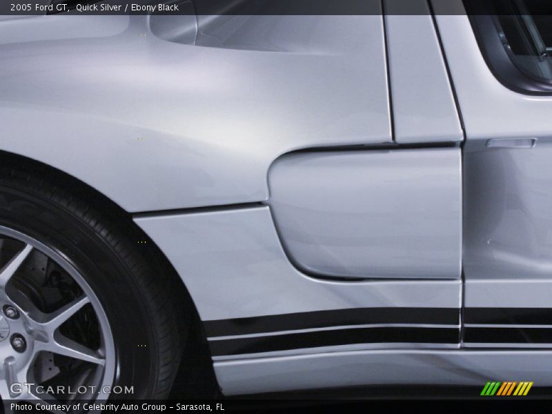 Quick Silver / Ebony Black 2005 Ford GT